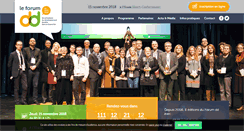 Desktop Screenshot of leforumdd.fr